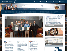 Tablet Screenshot of cc.howardcountymd.gov